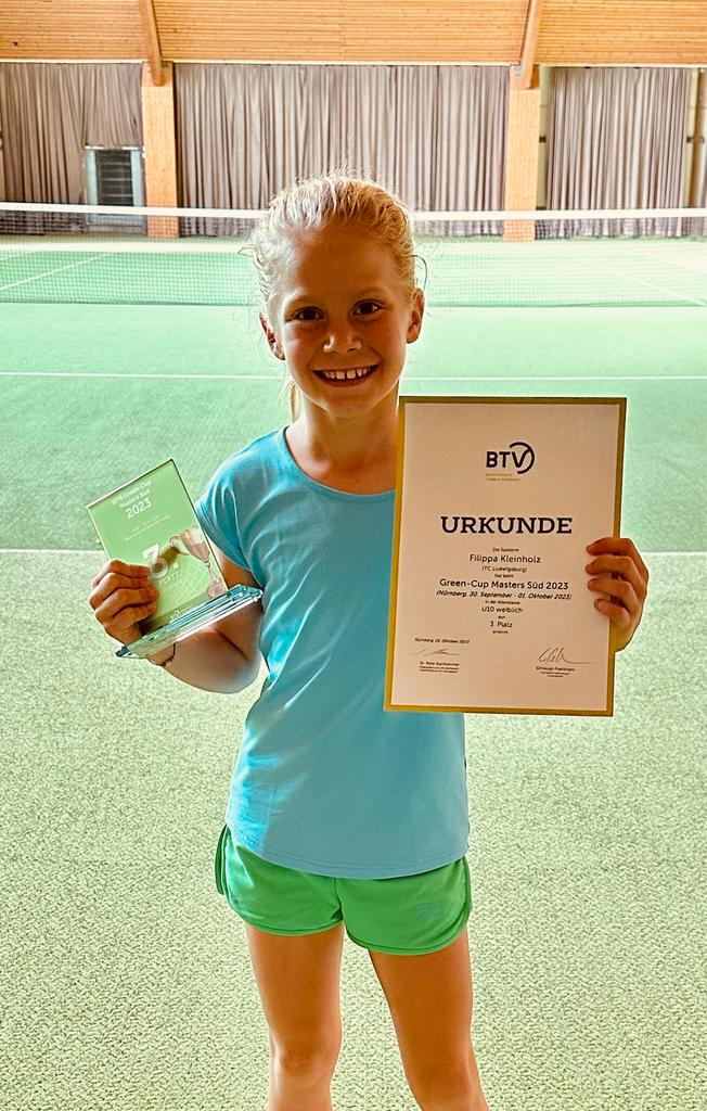 Filippa Kleinholz, 3. Platz bei den Süddeutschen Meisterschaften