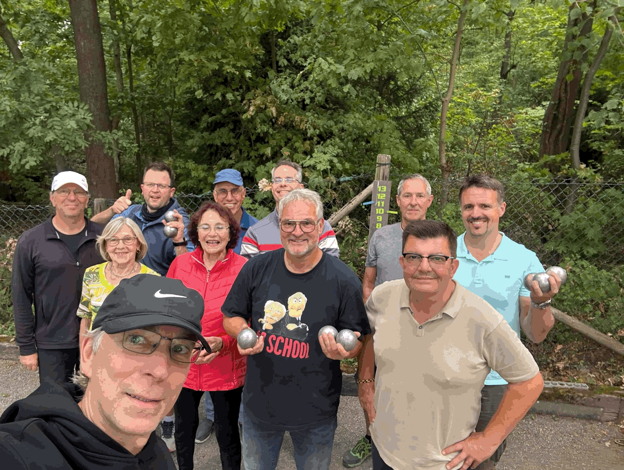 Boule-Schießtraining